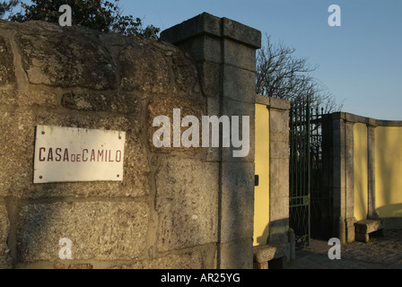 Camilo Castelo Branco house di Famalicão Foto Stock