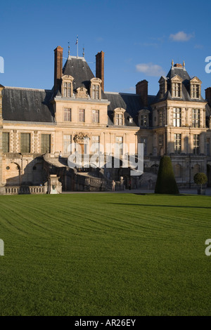 Fontainebleau Chateau Seine et Marne 77 Ile de France Francia Foto Stock