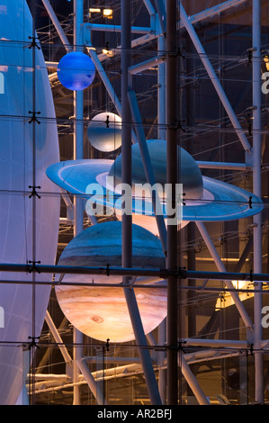 Pianeti a Planetario Hayden di New York City Foto Stock