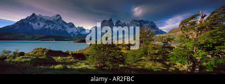 Torres del Paine Patagonia Cile Foto Stock