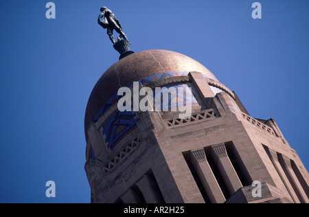 Il seminatore sulla sommità del Nebraska State Capitol a Lincoln, Nebraska, Stati Uniti d'America. Foto Stock