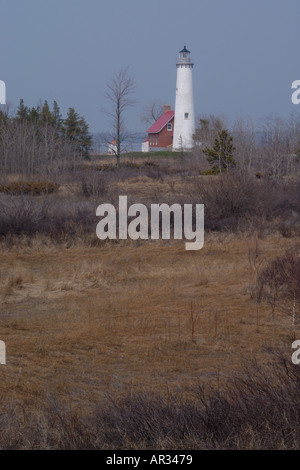 Tawas Point Lighthouse in East Tawas Michigan Foto Stock