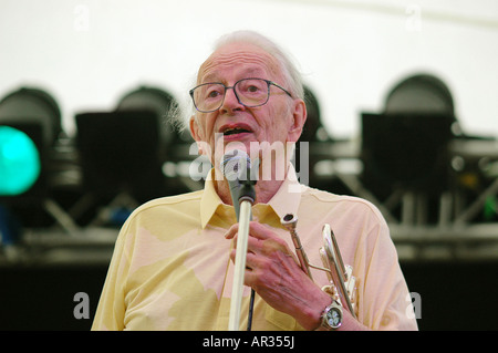 Pic martin phelps 09 07 06 marlborough jazz festival humphrey littleton Foto Stock