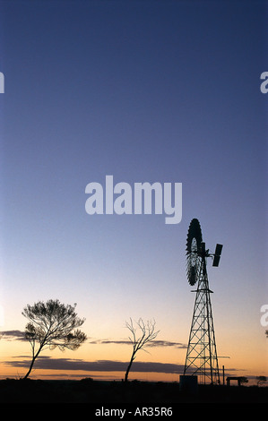 Il vento ruota, Woomera, Stuart Highway South Australia Foto Stock