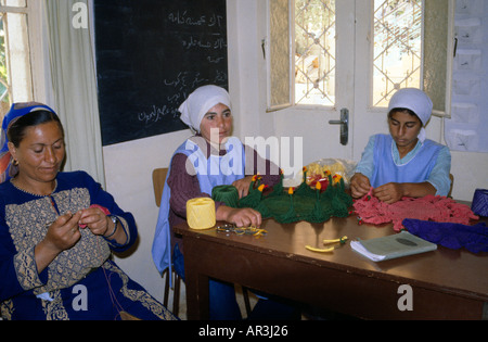 In Cisgiordania Israele Christian Aid - Madre di Outreach & bambini Foto Stock