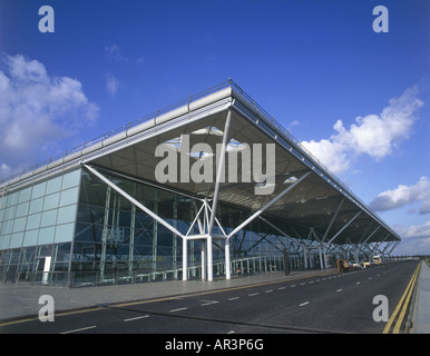 L'aeroporto di Stansted, edificio terminal, Inghilterra Foto Stock