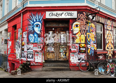 Onkel Otto club punk, Amburgo, Germania Foto Stock