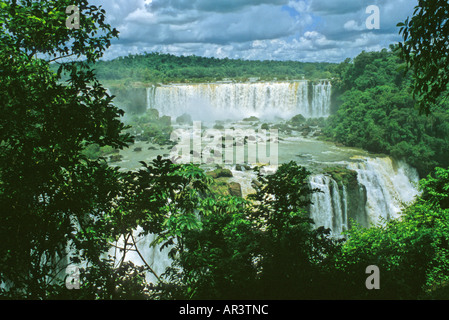 Sito del Patrimonio mondiale Il Iguassu Falls, Brasile Foto Stock