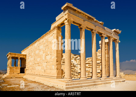 L'Erechtheion Atene Grecia Foto Stock