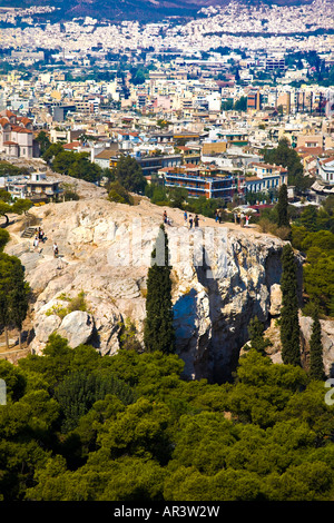 Athens Greece Landscape Foto Stock