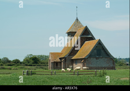 San Tommaso un'Beckett Chiesa, Fairfield, Kent 2005 Foto Stock