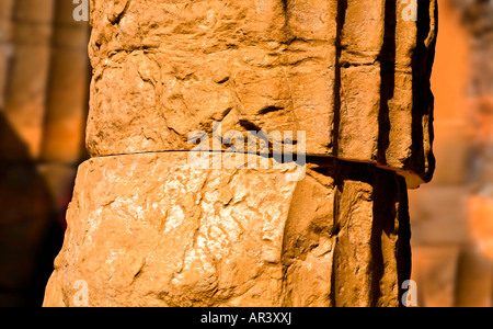 Columns at The Parthenon at the Acropolis Athens Attiki Greece Temple of Athena Greece’s finest cultural achievement Stock Photo