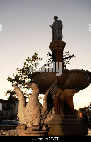 Pic martin phelps devizes town guida fontana nella piazza del mercato Foto Stock