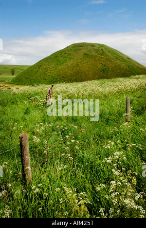 Pic martin phelps 19 05 07 Marlborough Wilts Silbury Hill Foto Stock