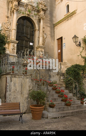 Xv secolo la chiesa di Cefalù Sicilia Italia Foto Stock