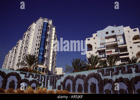 Appartamenti Residenziali presso il mare città di Ashdod in Israele Foto Stock