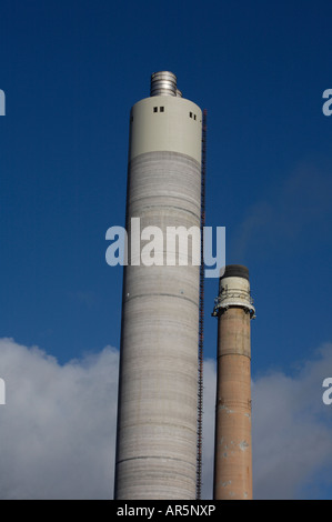 La stazione di potenza camini a Rugeley Power Station Inghilterra Staffordshire REGNO UNITO Foto Stock