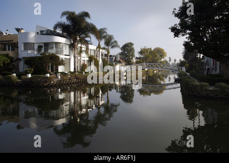 Canali di venezia, Los Angeles, California, Stati Uniti d'America Foto Stock