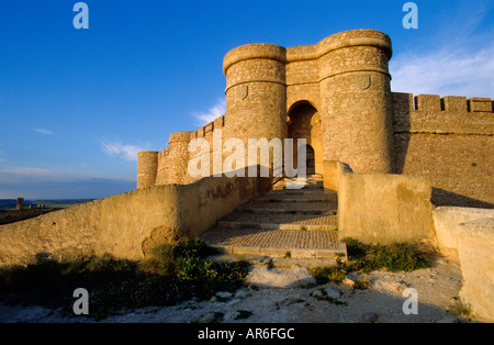 Castello di chinchilla Chinchilla de Montearagón provincia di Albacete Castilla La Mancha Spagna Foto Stock