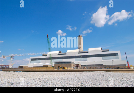 Per la produzione di energia elettrica a carbone a stazione di Aberthaw Vale of Glamorgan Wales UK GB UE Foto Stock