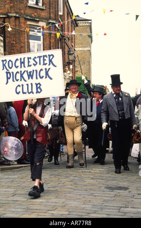 Pickwick Club festival Dickens Rochester Kent England Regno Unito Foto Stock