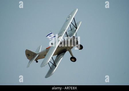 Stearman (Boeing) Modello 75 PT-17 biplano, Foto Stock