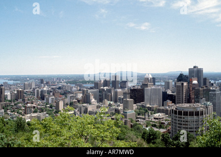 Vista di Montreal nello stato del Québec in Canada. Foto Stock