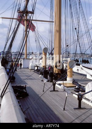 HMS Warrior di ferro rivestito nave da guerra 1860 Foto Stock