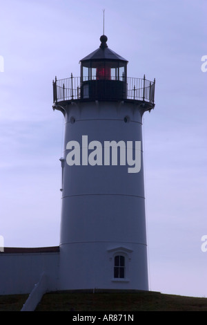 Luce Nubble York Beach, Maine al mattino presto Foto Stock