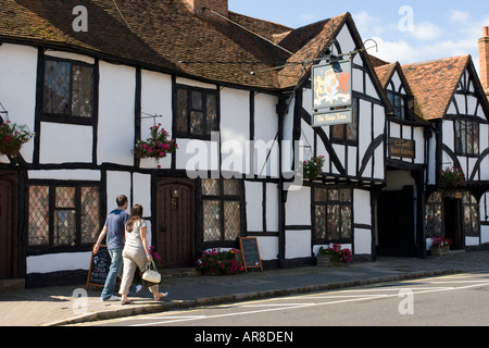 Il Kings Arms Pub - Old Amersham - Buckinghamshire Foto Stock