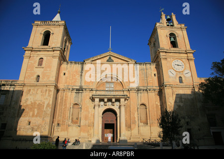 La chiesa di San Giovanni di Malta Valletta Foto Stock