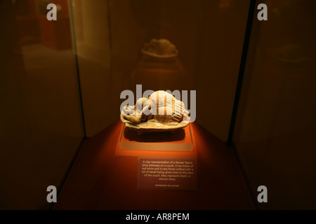 La donna che dorme nel museo di archeologia di La Valletta a Malta Foto Stock