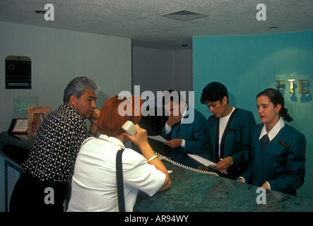 Reception in hotel lobby Aguascalientes Aguascalientes membro Messico America del Nord Foto Stock