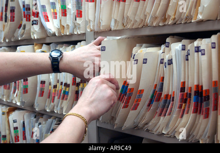 Polizia record in New Haven CT STATI UNITI D'AMERICA Foto Stock