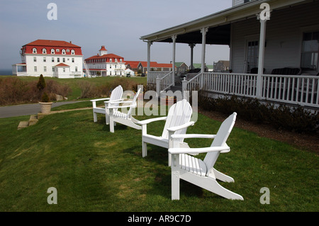 Sdraio Block Island Rhode Island USA RI Foto Stock