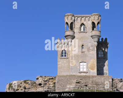 Castello di Guzmán El Bueno. Tarifa. La provincia di Cadiz Cadice. Spagna Foto Stock