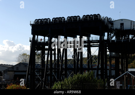 Radlett Boat Lift Northwich Cheshire England Regno Unito Foto Stock