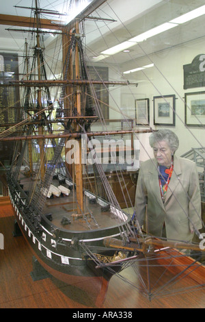 Portsmouth Virginia,Storia coloniale,Museo Navale Shipyard,storia,collezioni,mostra collezione,promuovere,prodotti mostra vendita,edu Foto Stock