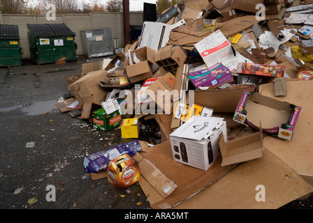 Cestino per il dump e il sito di riciclaggio Issaquah Washington Foto Stock