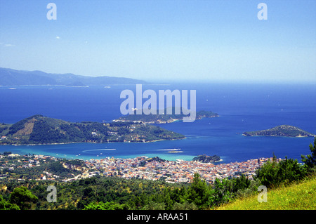 Skiathos greco Sporadi isola del Mar Egeo Grecia UE Unione europea CEE Europa Foto Stock