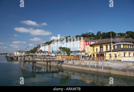 vista della città Cobh Foto Stock