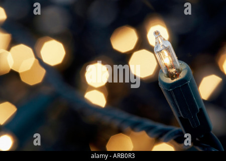 Le luci di Natale Foto Stock