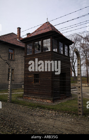 Campo di concentramento di Auschwitz Oswiecim Polonia Foto Stock
