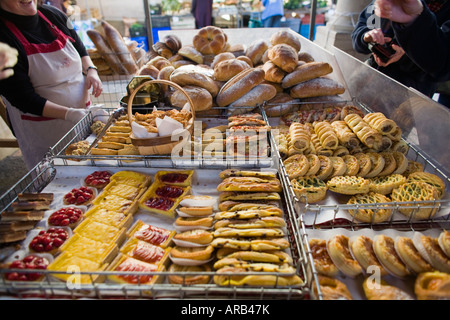 Stroud Farmers Market, Stroud, Gloucestershire, Regno Unito Foto Stock