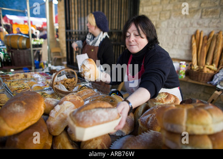 Stroud Farmers Market, Stroud, Gloucestershire, Regno Unito Foto Stock