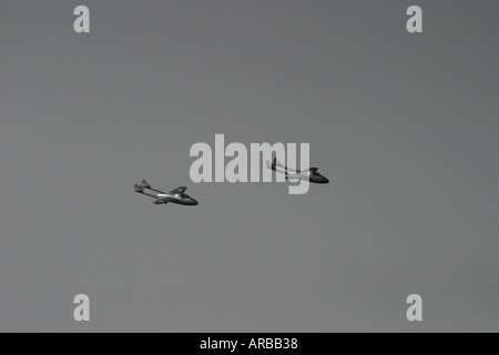 De Havilland Vampire Jet aerei di attacco Foto Stock