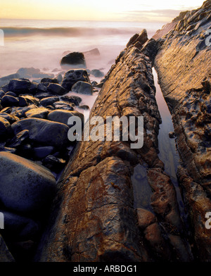 Point Mugu State Beach Point Mugu Ventura County California USA Foto Stock