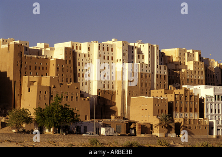 Repubblica dello Yemen Shibam Hadramaut Foto Stock