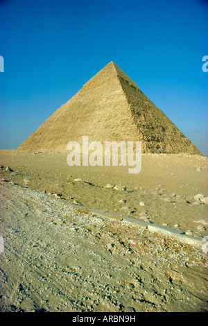 Chephren Piramide di Giza in Egitto, Nord Africa Foto Stock