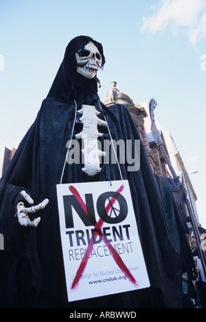 Nessuna sostituzione Trident protesta in Manchester Foto Stock